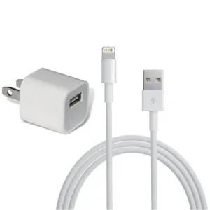5W Charger with Adapter and Cable for iphone
